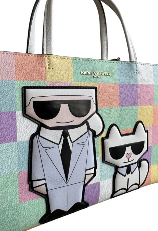 PARIS SMALL MAYBELLE PASTEL BLUSH CROOSBODY - KARL LAGERFELD - Image 9